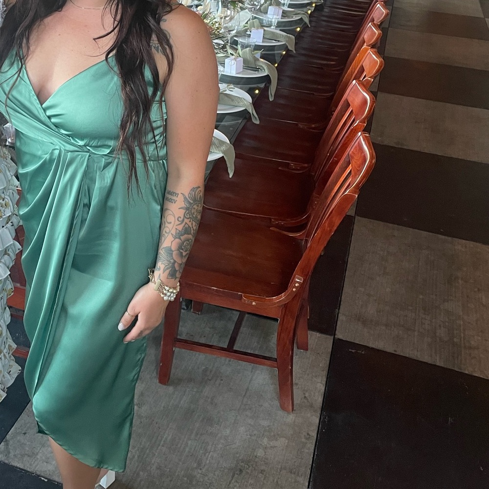 Mine/Teal cocktail dress